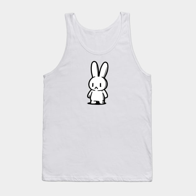 Monochromatic bunny Tank Top by stkUA